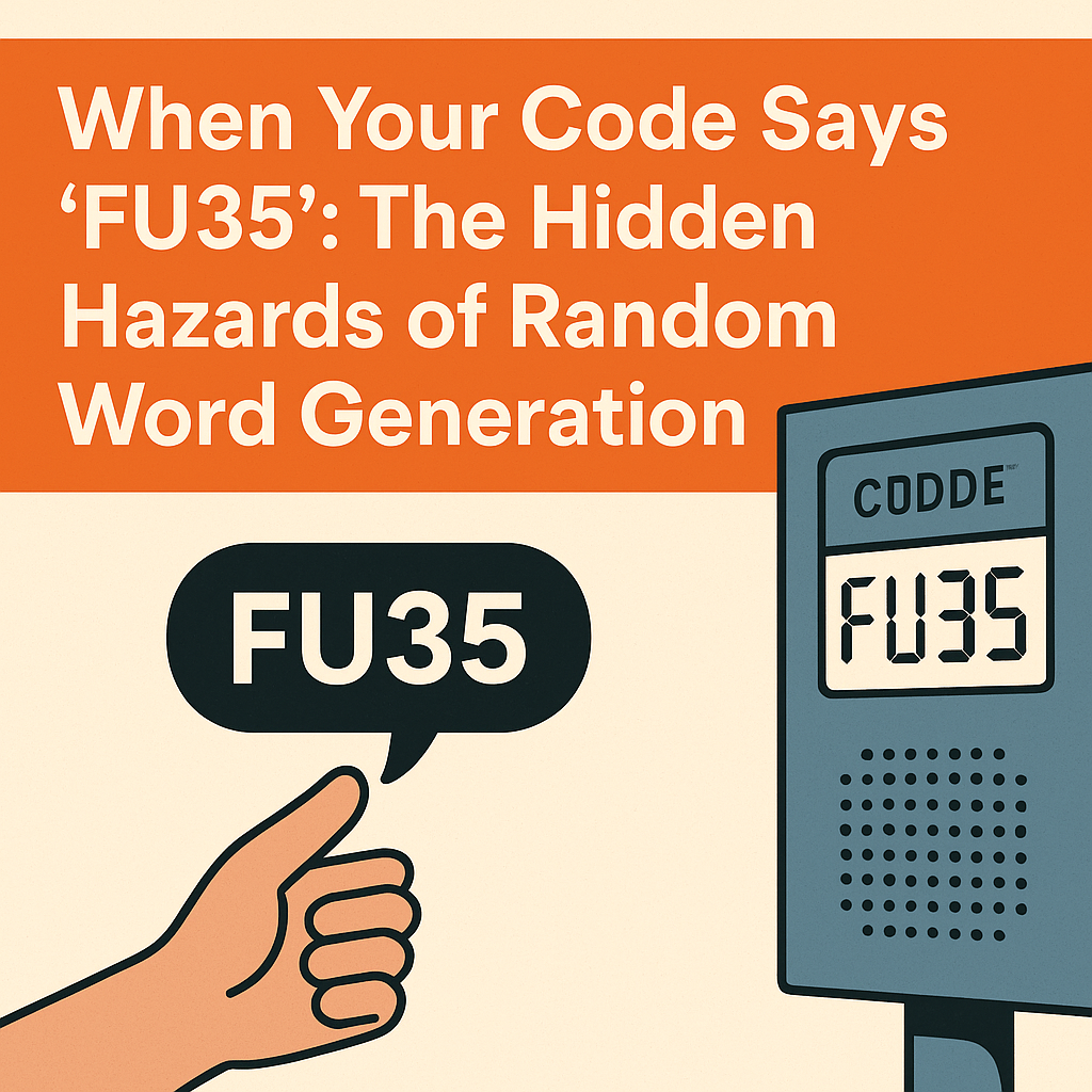 When Your Code Says "FU35": The Hidden Hazards of Random Word Generation